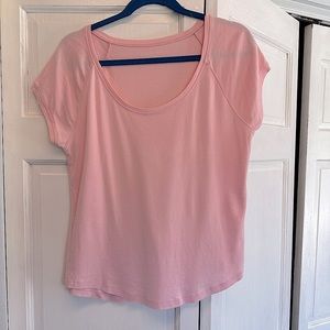 Talbots light pink tee - size L